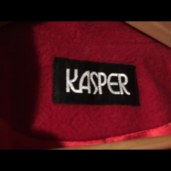 Kasper Long A-Line Wool Coat - Picture 2 of 3